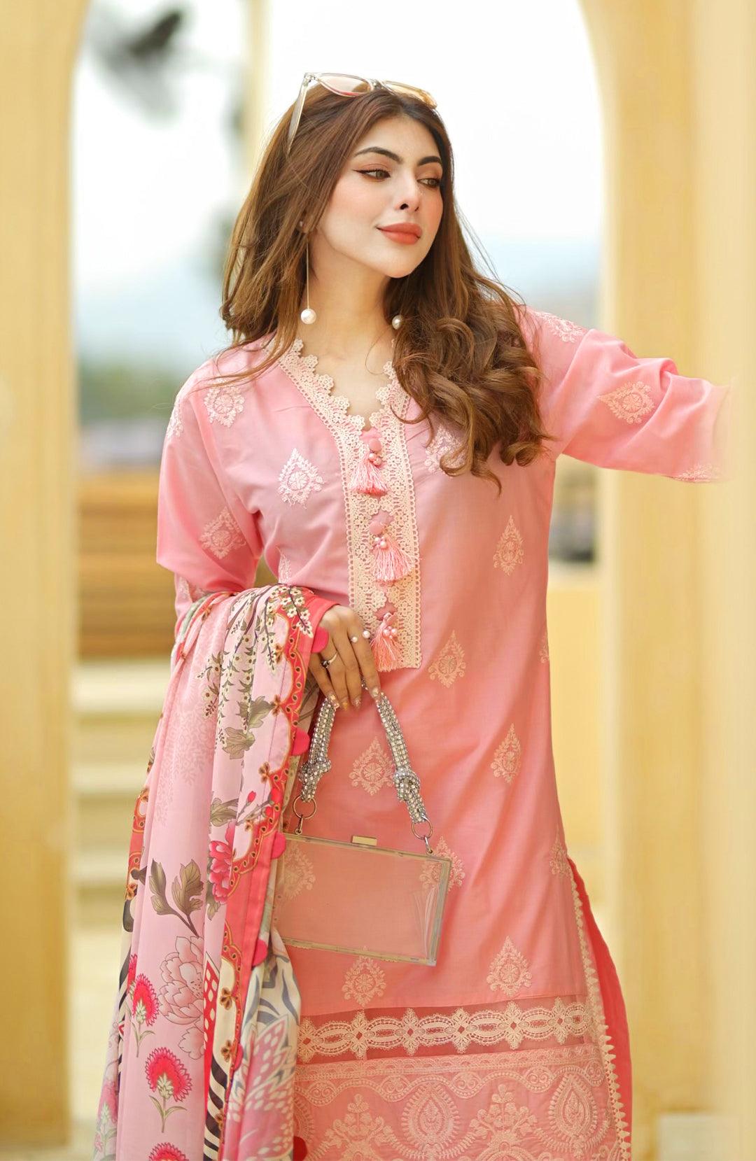 Prestige | 3-Pc Lawn Embroidered Suit