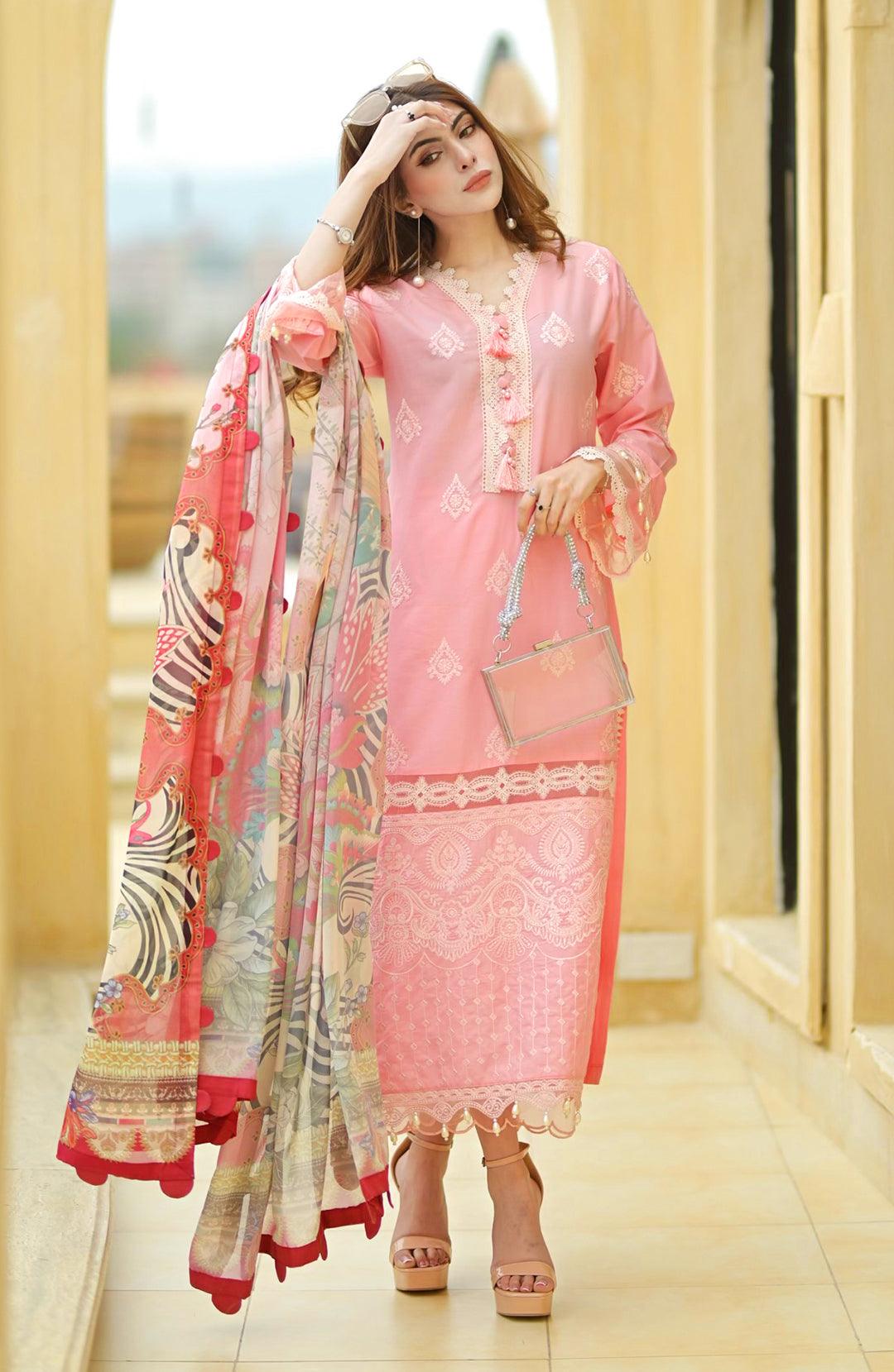 Prestige | 3-Pc Lawn Embroidered Suit