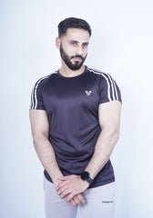 Stripe Tee Black