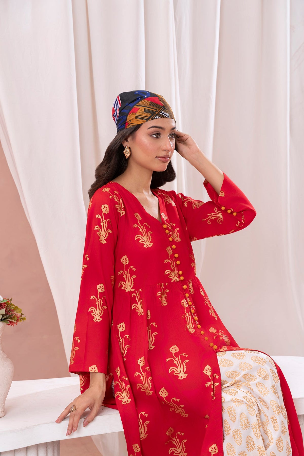 Women Red  Maxi