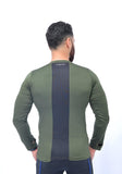 Full Sleeves Compression Tee Olive Green