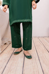 2PC Embroidered Dress - 1038