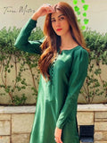 Green 2PC “SILK LUXE” Flat 40 % OFF