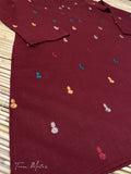 Maroon 2pc Khaddar