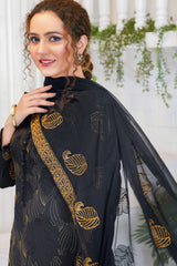 3 Pc Embroidered Lawn Suit