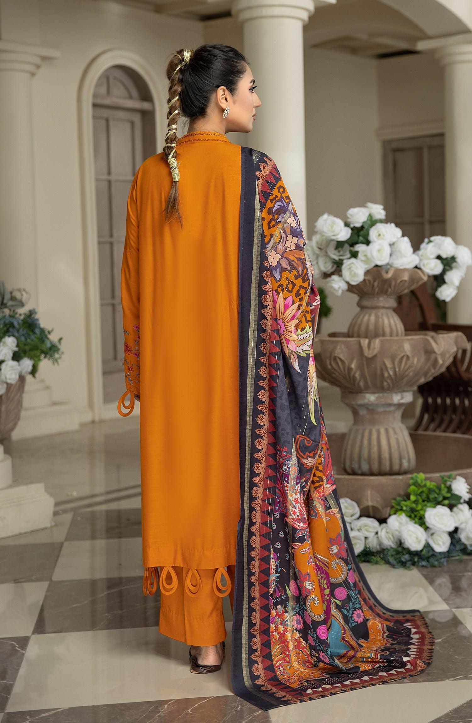 LESPS-10 | Linen Embroidered 3P