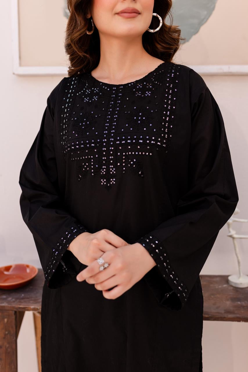 2PC Embroidered Dress - SB22