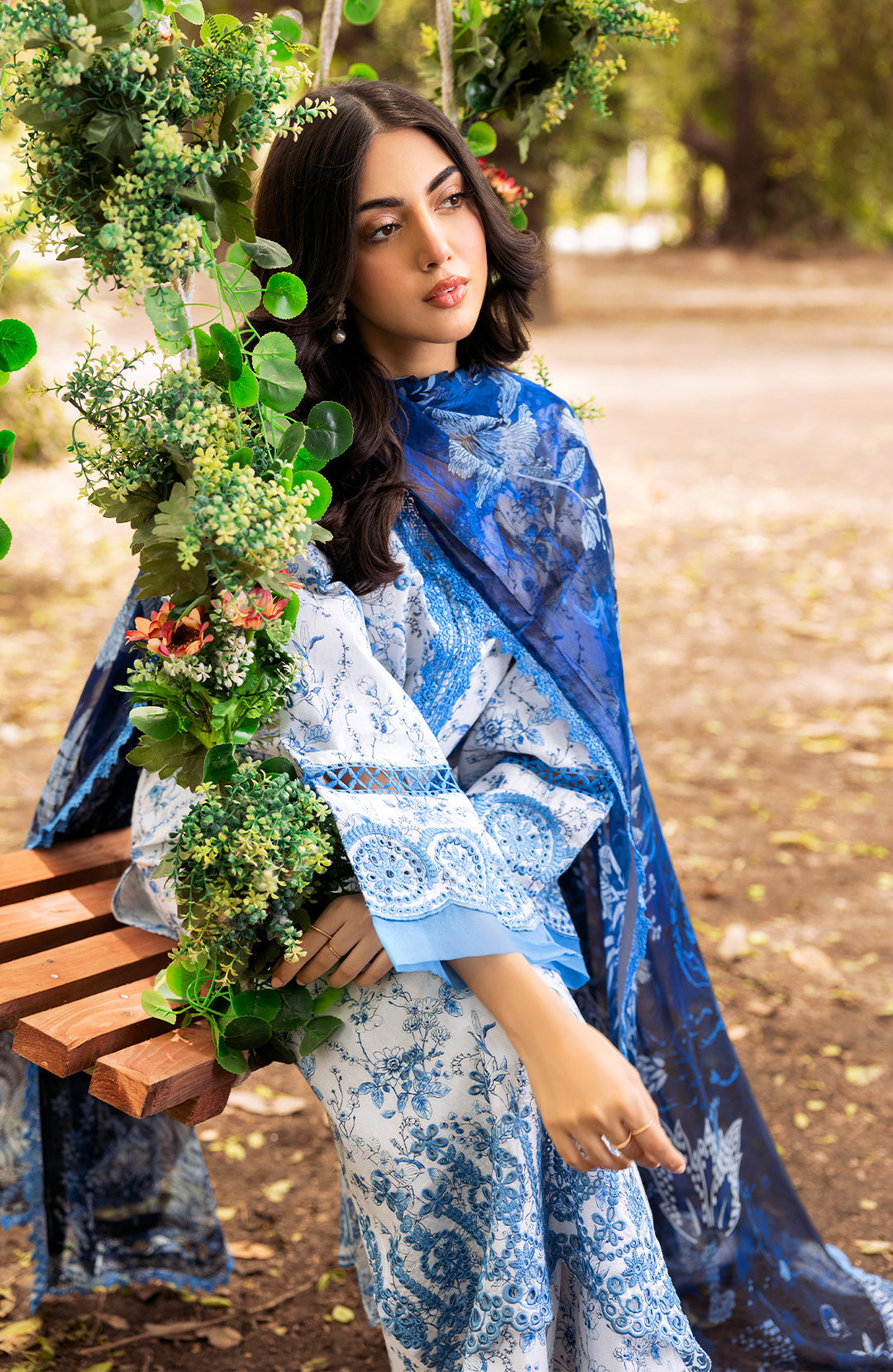 Margherita | 3Pc Lawn Chikankari Suit