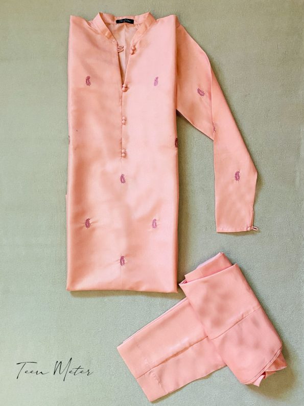 Powder Pink 2pc ” Silk luxe”