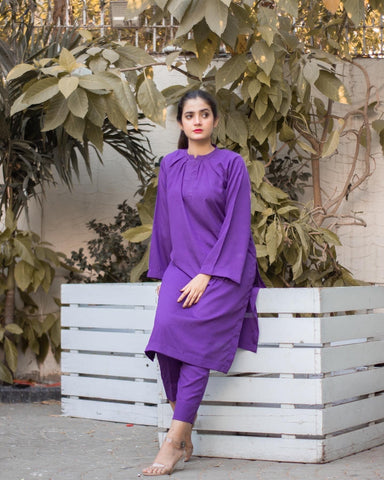 Purple Two Piece Suit