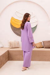 2PC Embroidered Dress-1060