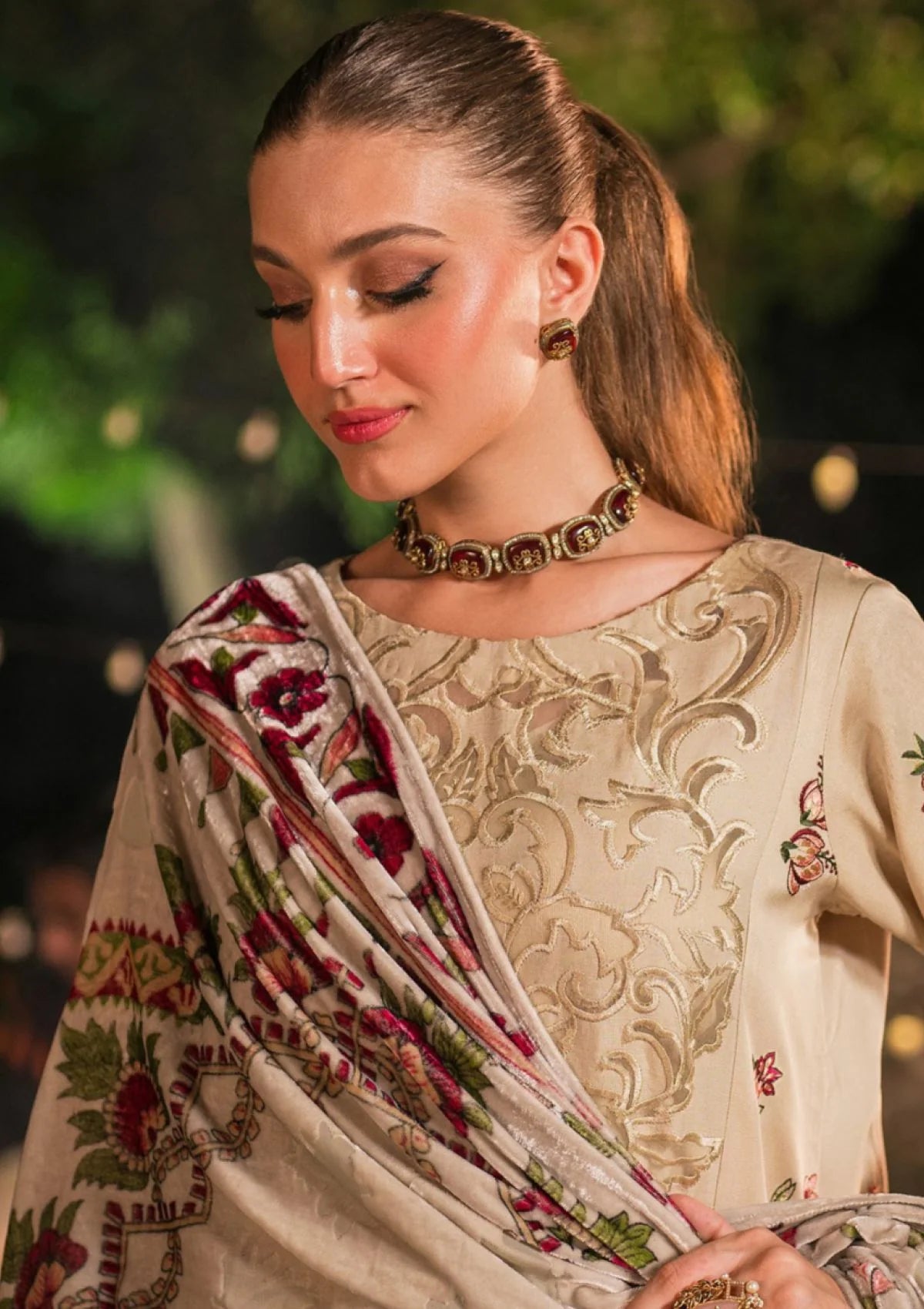 Kiva - Embroidered Corduroy 3PC