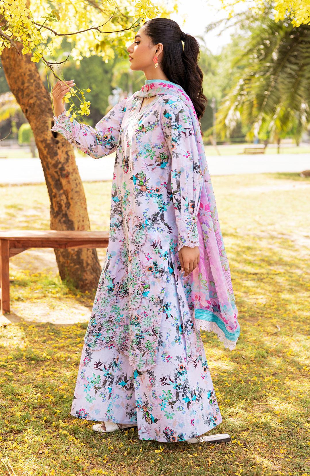 Lavanda | 3Pc Lawn Chikankari Suit