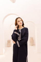 2PC Embroidered Dress - 1082