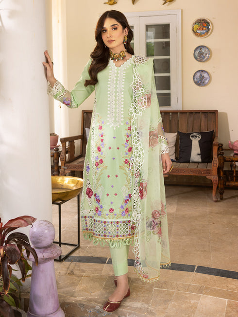 LLE - 06 - Eid Embroidered 3P Lawn