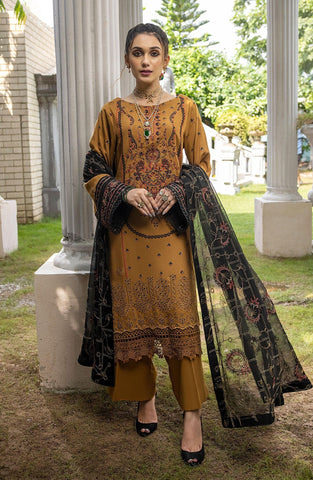 LEK-07 - Embroidered Karandi 3P