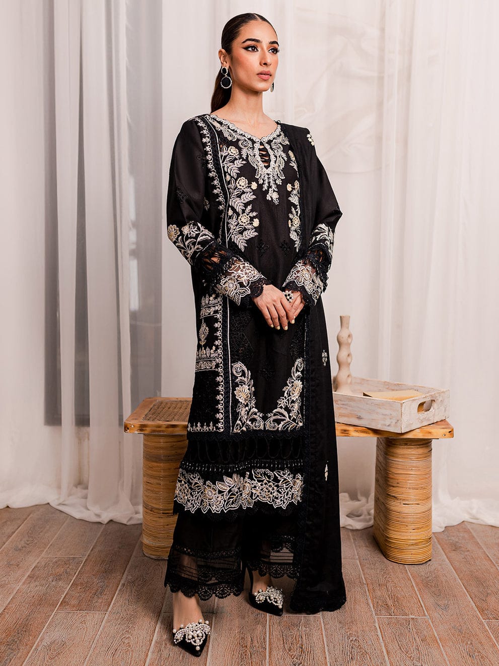 NNF - 12 | Wool Embroidered 3P