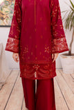 2PC Embroidered Dress - 1039