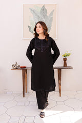 2PC Embroidered Dress - SB22