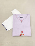 Lilac 2pc Emb Khaddar