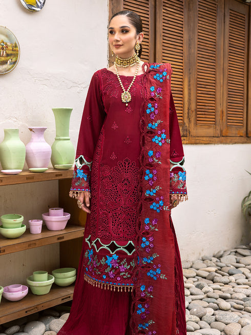 LLE - 05 - Eid Embroidered 3P Lawn