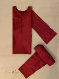 Maroon 2pc “SILK LUXE” FLAT 40% OFF