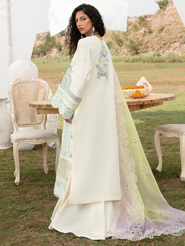 711 A - Luxury Embroidered 3P-Lawn