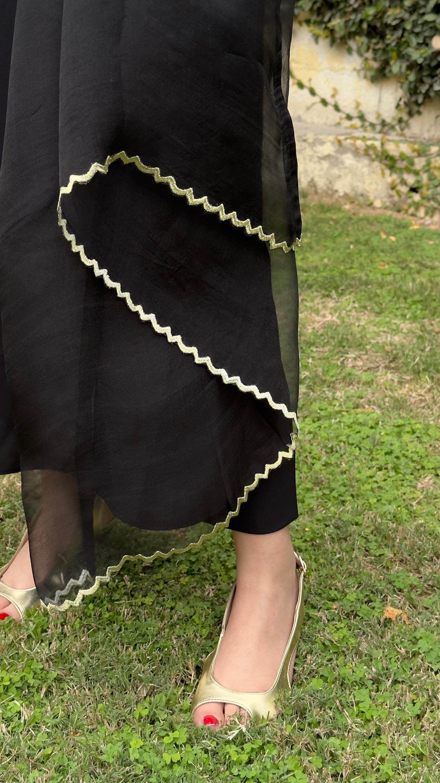 Black Embellished Swarovski