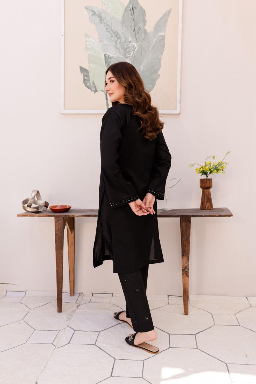 2PC Embroidered Dress - SB22
