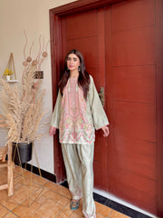 Mint green shalwar kameez