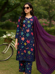 Floral Fiesta  (Unstitched) LUS-06