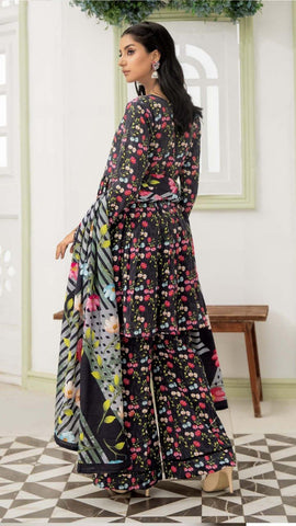 AZ 04 - Khaddar Printed 3P