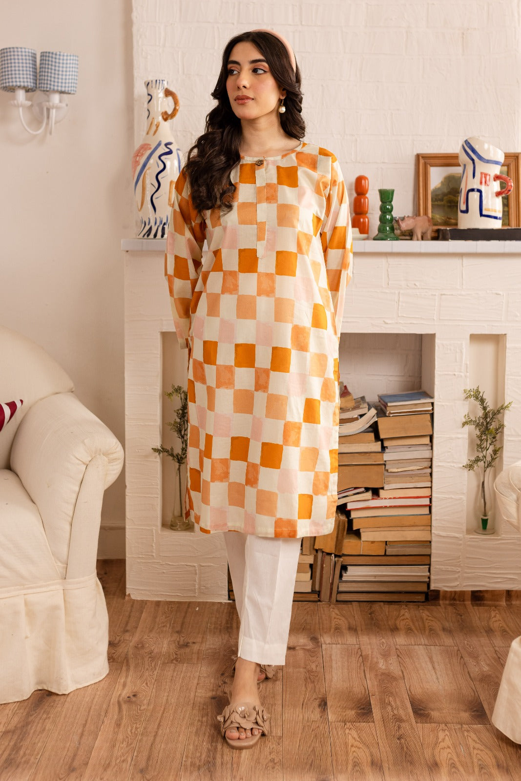 1PC Printed Kurti - PK23