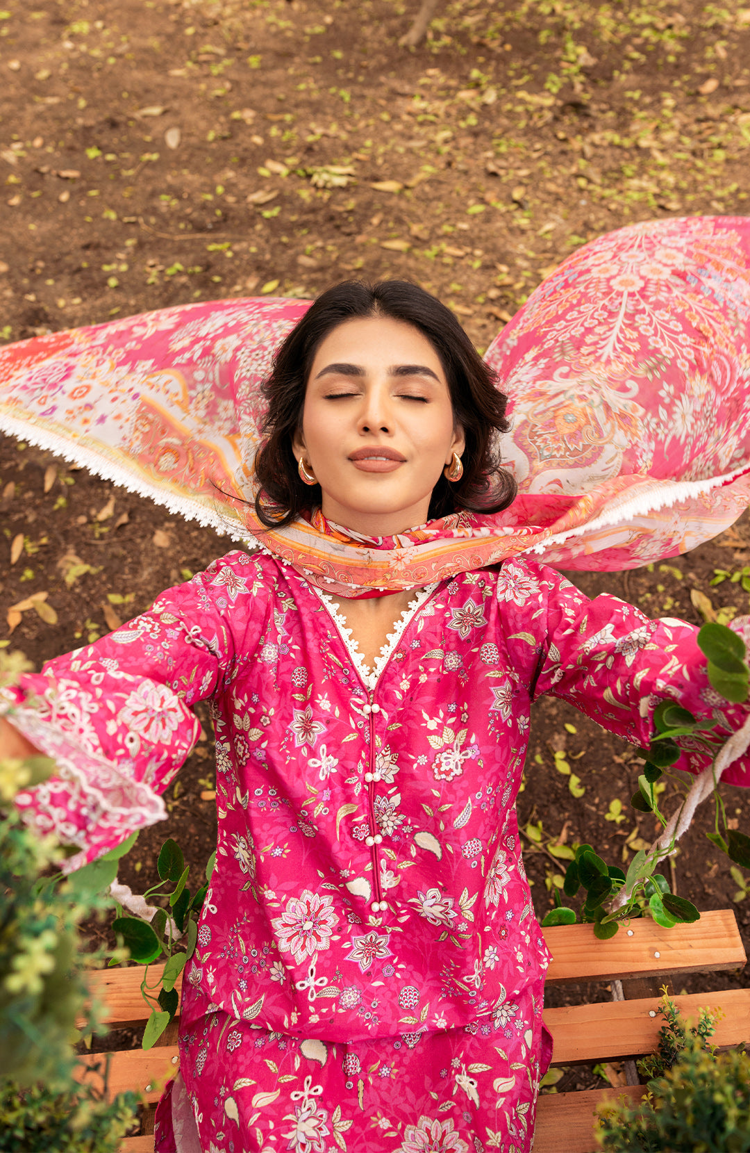 Begonia | 3Pc Lawn Embroidered Suit
