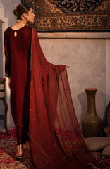 Velvoria | Hand-Embellished Velvet Stitched Suit