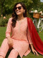 Blush Bloom  (Unstitched) LUS-07