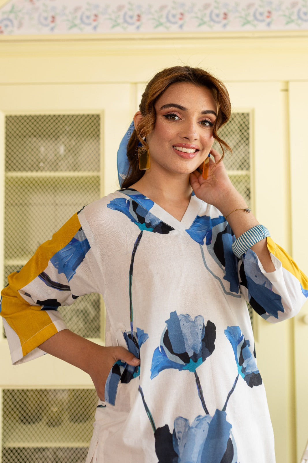 1PC Printed Kurta - PK39