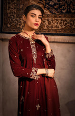 Velvoria | Hand-Embellished Velvet Stitched Suit