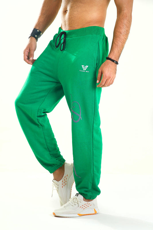 Green Unisex Regular Fit Bottoms