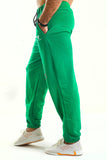 Green Unisex Regular Fit Bottoms