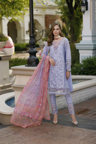 D2-Iris - Eid Embroidered 3P-Lawn