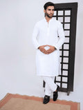 White ChikanKari Kurta & Trouser