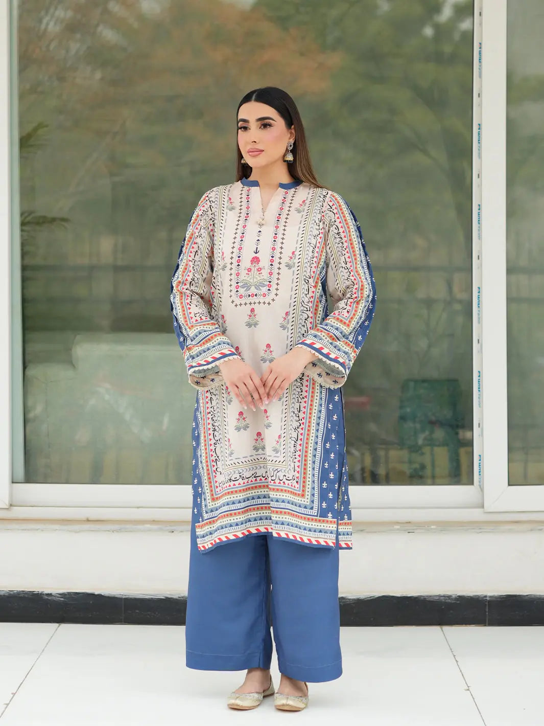 Asbaab | 3 Piece | Printed Tngmdstore