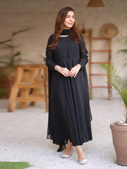 Black Rock With Dupatta (FR-620D)