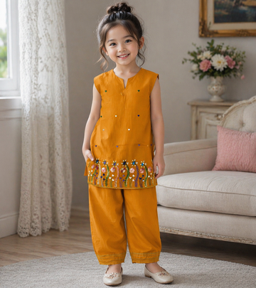 Little Blossom Tulip Shalwar Set kids