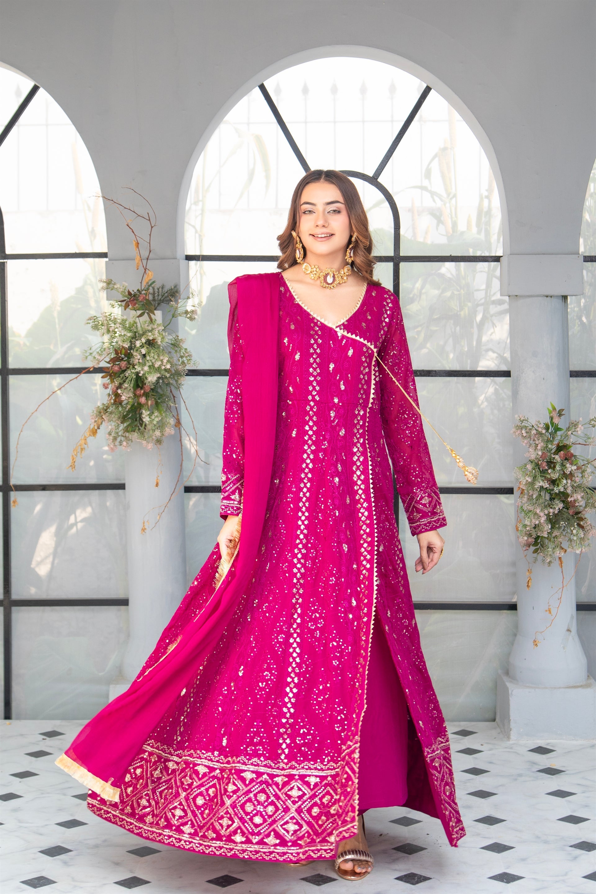 KURTI 099-MAGENTA