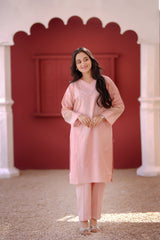 Hayat  | Cotton Slub | 2 Piece | Embroidered