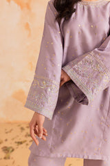 2PC Winter Embroidered Dress - 1091