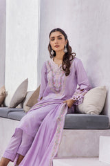 Calico Aster Embroidered Lawn 3PC
