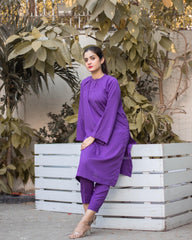 Purple Two Piece Suit